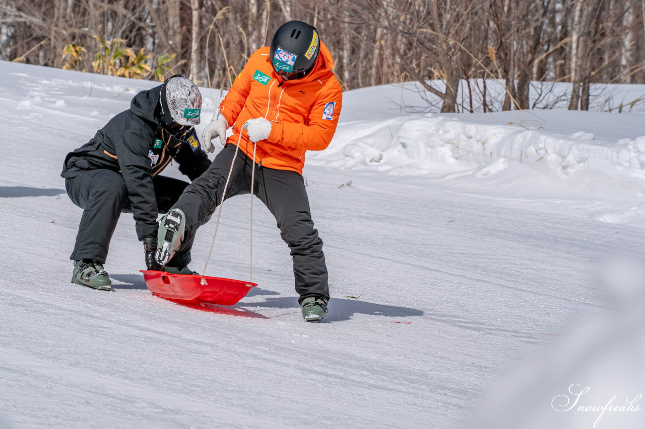 井山敬介さん＆清水宏保さんと一緒に雪遊び♪新しいカタチの子育てネットワークコミュニティ『Kids com』イベント、親子で楽しい［スノースポーツフェスティバル］in サッポロテイネ